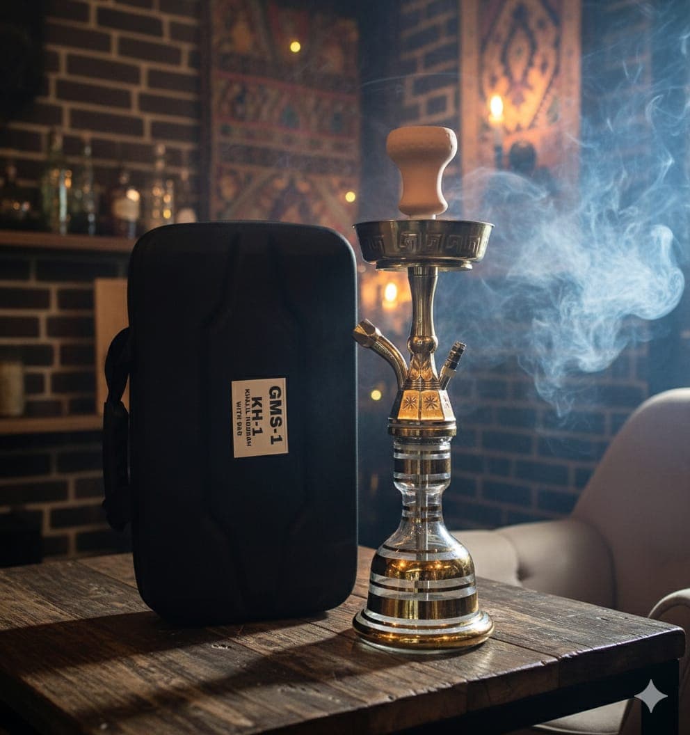 AL-KHAAS "KHALIL SULTAN" PREMIUM EGYPTIAN HOOKAH WITH PADDED BAG